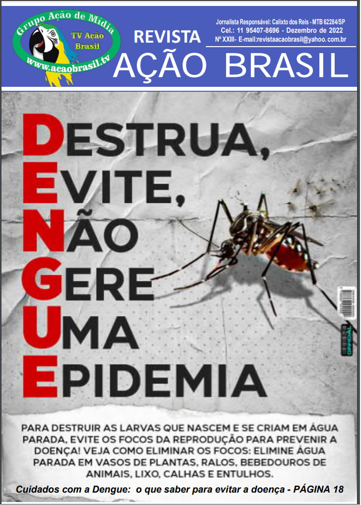 Capa Ediçao Revista Ação Brasil Dezembro / 2022